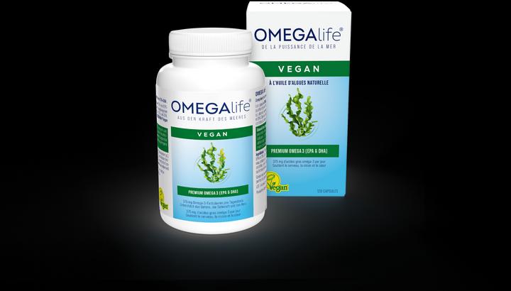 Actual product image Omega-Life Algae oil (120 Piece, Capsules, 127 g)