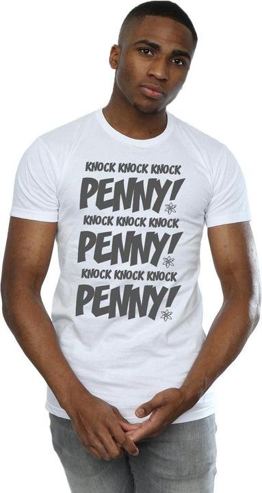 Actual product image Dam Mens Sheldon Knock Knock Penny T-Shirt (XL)