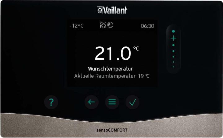 Image du produit Vaillant Régulateur de chauffage sensoCOMFORT VRC 720, interface eBUS