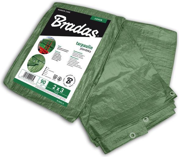 Actual product image Bradas AW-TOOLS Tarpaulin Green 90g 5 x 8m (5 x 8 m)