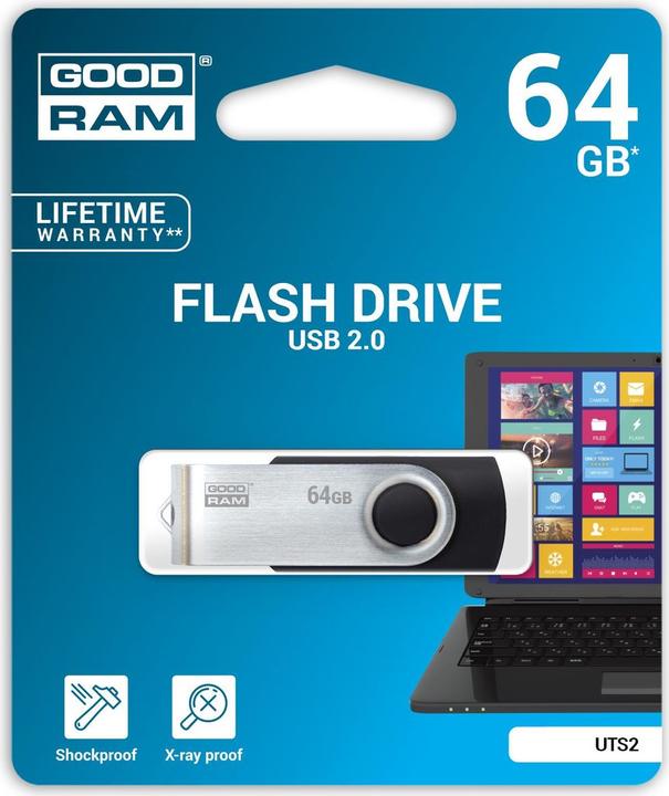 Actual product image Goodram UTS2 (64 GB, USB-A)