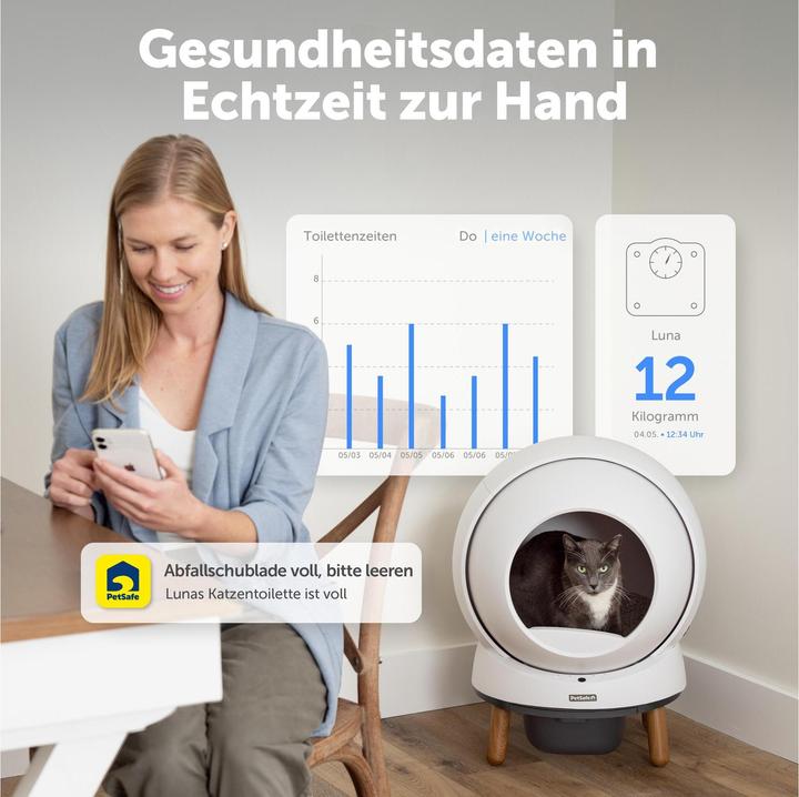 Actual product image PetSafe Ecom Smartspin Auto Litter Box robot - (72984917986) (Self-cleaning litter tray)