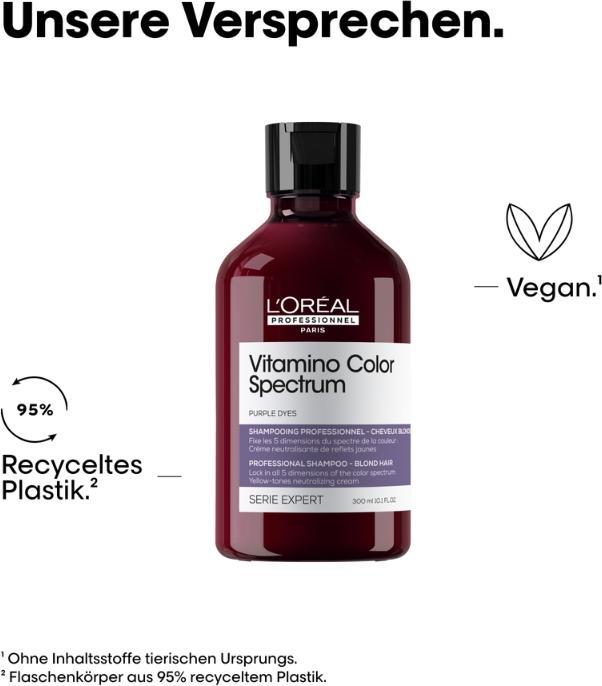Produktbild L'Oréal Professionnel Vitamino Color Spectrum Purple Dyes Neutralizing (300 ml, Silbershampoo)