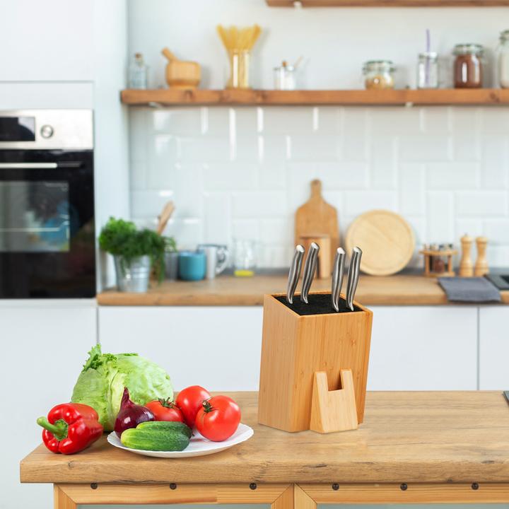 Actual product image Relaxdays Knife block
