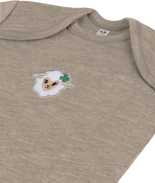 Actual product image Normani Set of 2 baby merino bodysuit short sleeves "Tauranga" - 9289 (56)