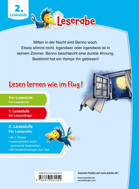 Actual product image Ravensburger Hilfe, ich bin ein Vampir! - Leserabe 2. Klasse - Erstlesebuch für Kinder ab 7 Jahren (German, Susan Niessen, 2022)