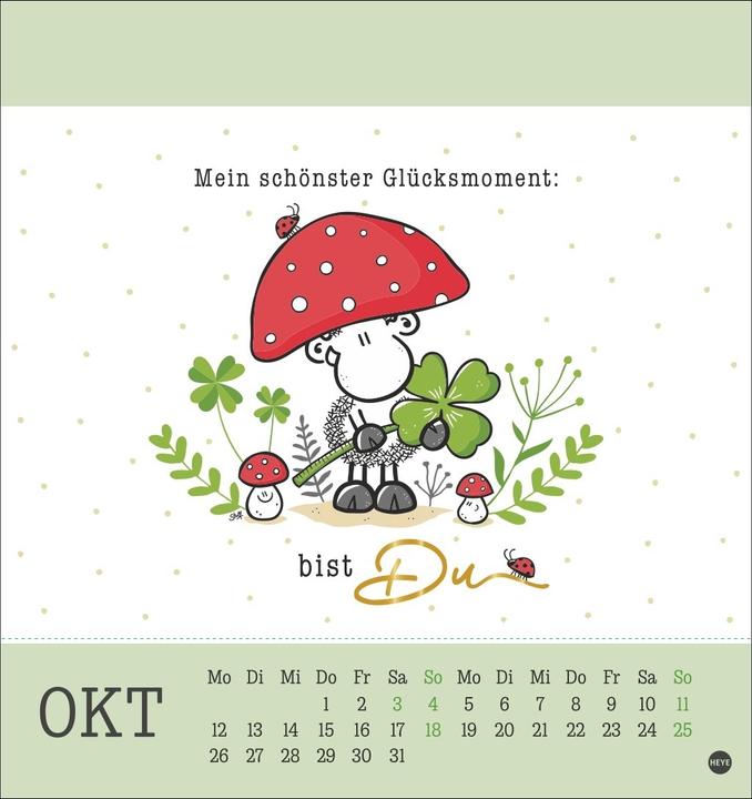 Produktbild sheepworld Postkartenkalender 2026 (Harter Einband, Deutsch)