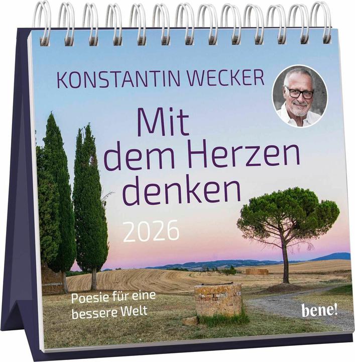 Image du produit Bene Wochenkalender 2026: Mit dem Herzen denken (Couverture rigide, Allemand)