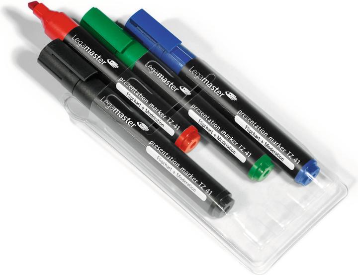 Image du produit Legamaster Marqueur de modération TZ41 Lot de 4 (Multicolore, 5 mm, 4 x)