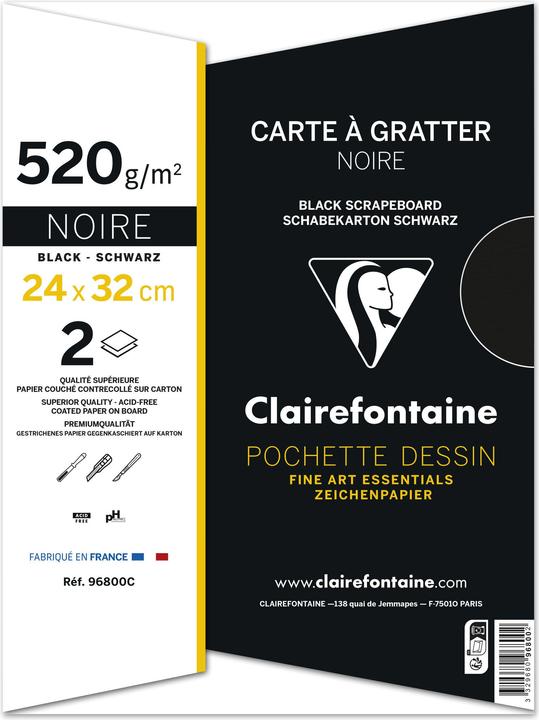 Produktbild Clairefontaine Kunstunterricht (520 g/m², 1 x)
