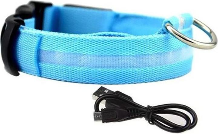 Actual product image Cbx Rechargeable LED dog collar size L - 46-50cm (L, Dog)