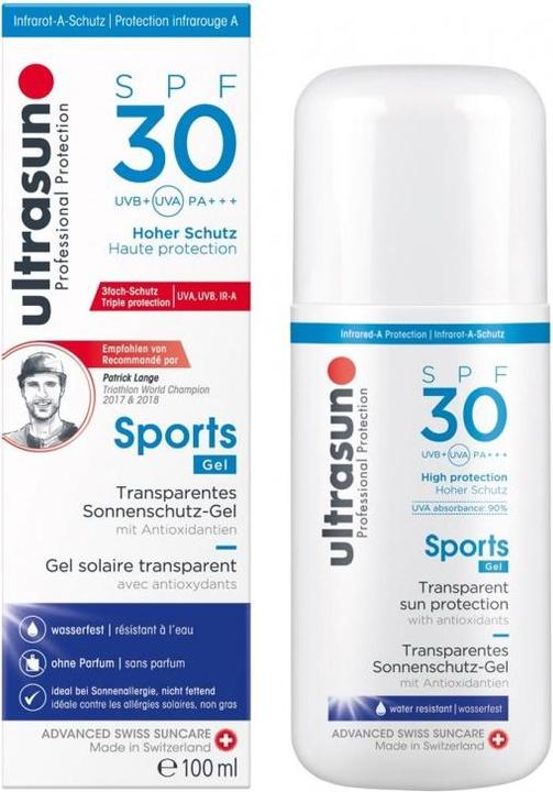 Ultrasun Sports Gel (Sonnencreme, SPF 30, 200 ml, 230 g)