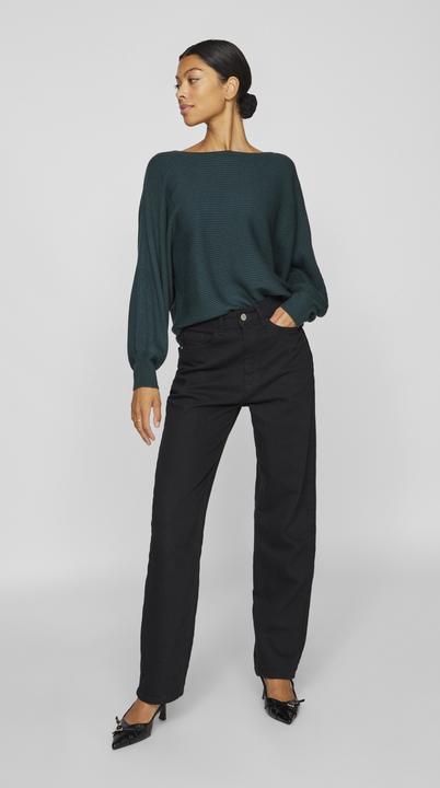 Actual product image Vila U-boat neck knitted jumper (M)