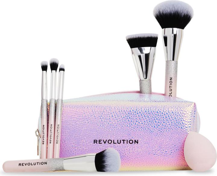 I Heart Revolution Revolution Beauty Glam Up Pinsel Geschenkset 7-teilig Auge Gesicht Wange Makeup Pinsel (Set)
