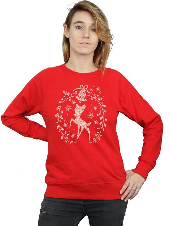 Immagine prodotto Disney Bambi Christmas Wreath Felpa Donna (M)