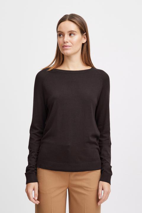 Actual product image B.young Mix&match - BYMMPIMBA1 BASIC ONECK - Jumper - 20813514 (XS)