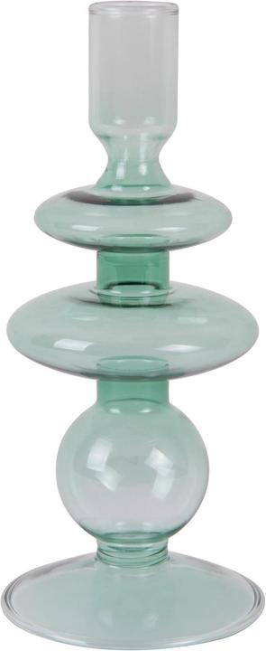 Actual product image present time Candle holder 19.5 cm, 1 piece, Green