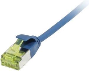 Produktbild Synergy 21 Patchkabel RJ45 CAT6A 500Mhz 1.5m blau U/FTP slimline rund d 3.8mm - Netzwerk - CAT 7 cab (U/FTP, CAT6a, 1.50 m)