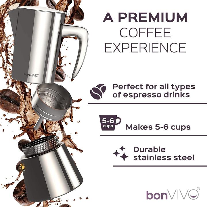 Image du produit BonVivo Espressokocher für 6 Tassen (6 T.)