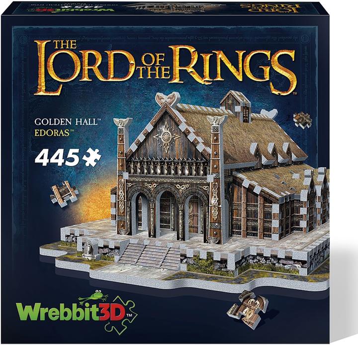 Produktbild Wrebbit 3D Golden Hall Edoras 445 pcs. 3D Puzzle (445 Teile)