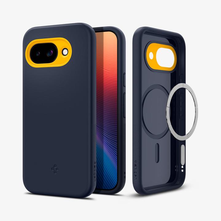 Actual product image Spigen Nano Pop (MagFit) Pixel 9a Case Blueberry Navy (Google Pixel 9a)