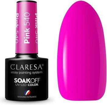Immagine prodotto Claresa Smalto Gel Soak Off Uv/Led Pink 540 5G (Pink, Vernice UV gel)
