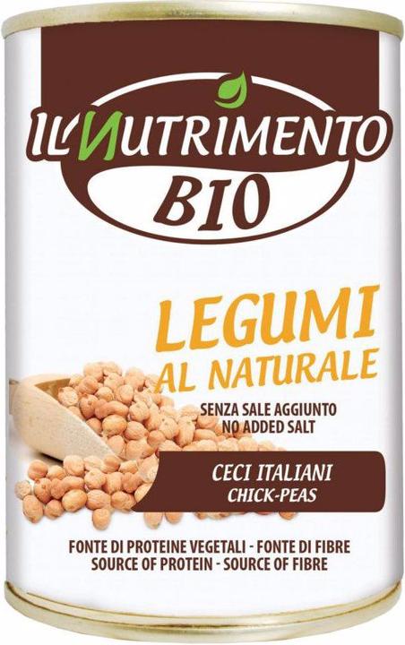 Il Nutrimento Kichererbsen in Wasser Bio (400 g)