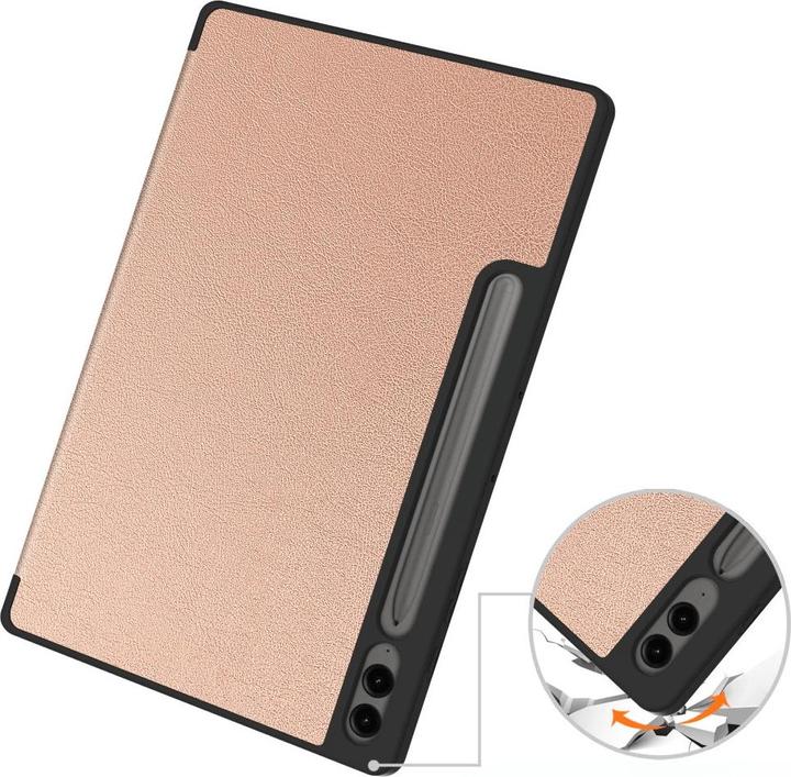 Produktbild Cover-Discount Galaxy Tab S9+ / S9 FE+ - Smart Case Silikon roségold (Galaxy Tab S9+, Galaxy Tab S10+, Galaxy Tab S9 FE)