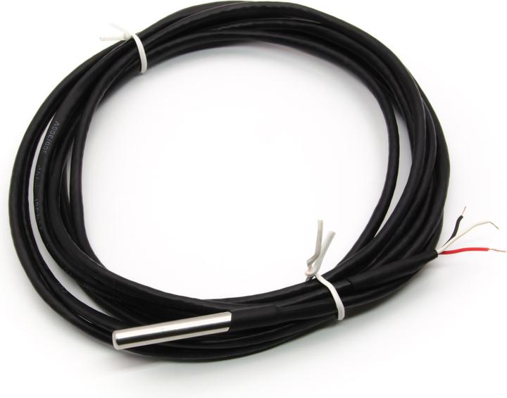 Produktbild Purecrea 3m Temperatursensor wasserdicht DS18B20 geschirmt