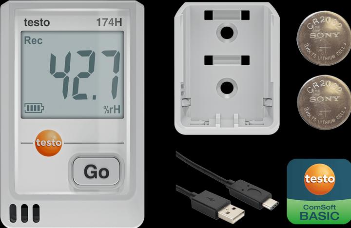 Produktbild Testo Mini-Datenlogger 174 H / USB-C