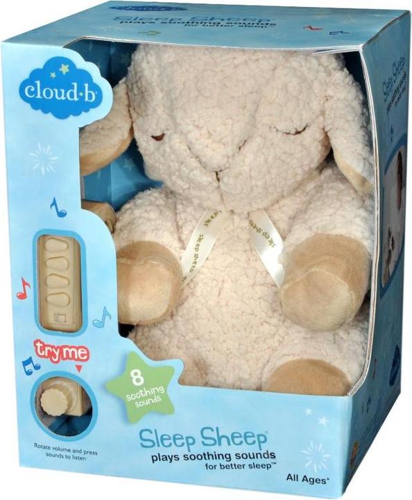 Actual product image Cloud B Cuddly Toy with MusicSleep Sheep® (17.78 cm)
