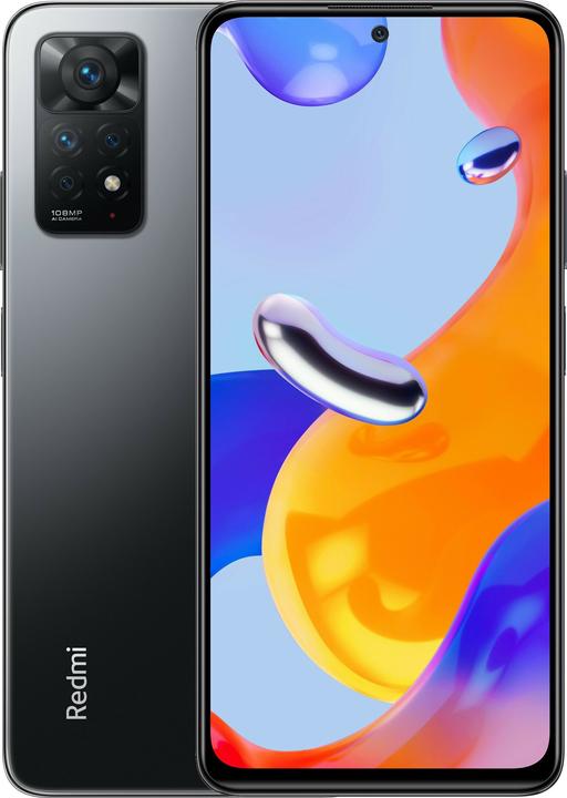 Actual product image Xiaomi Redmi Note 11 Pro 5G (128 GB, Graphite gray, 6.67", Hybrid Dual SIM, 108 Mpx, 5G)