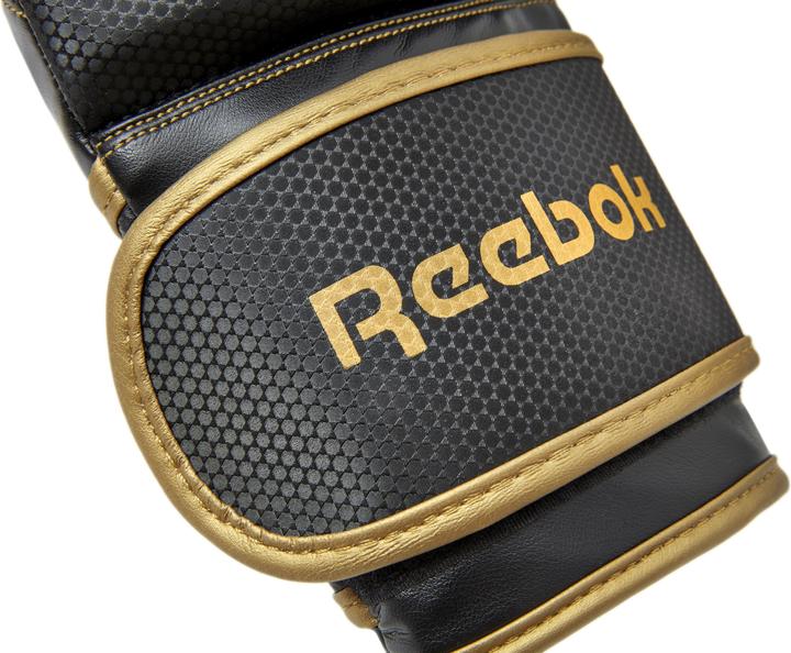 Actual product image Reebok Boxing Gloves 16oz Gold/Black (16 OZ)