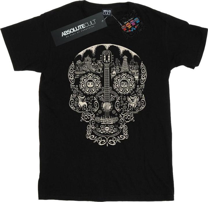 Immagine prodotto Disney Coco Skull Mono Pattern Maglietta Uomo (M)