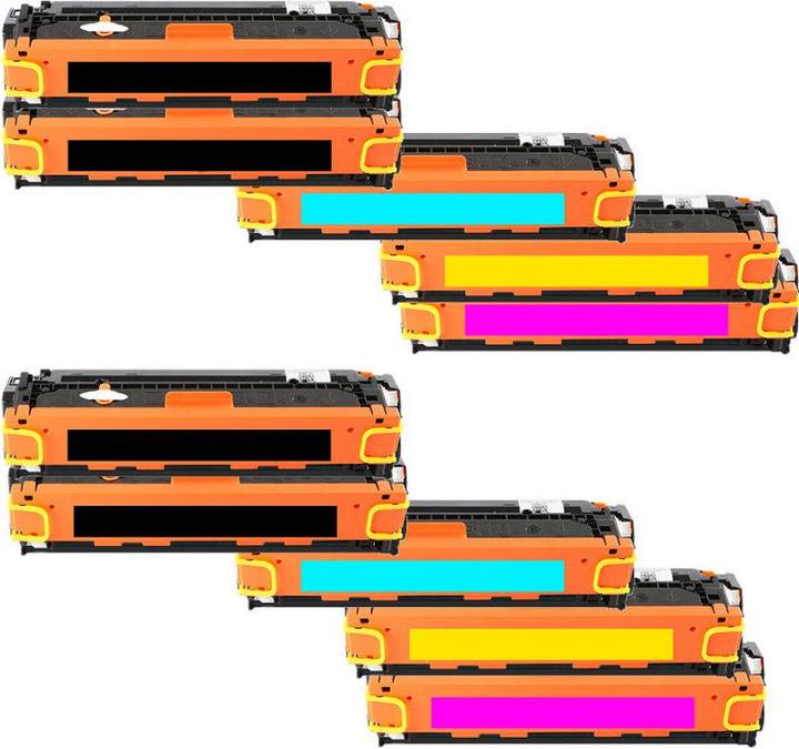 Actual product image Hermex Compatible HP Color LaserJet 2840 Toner Cartridges (M, C, Y, FC)