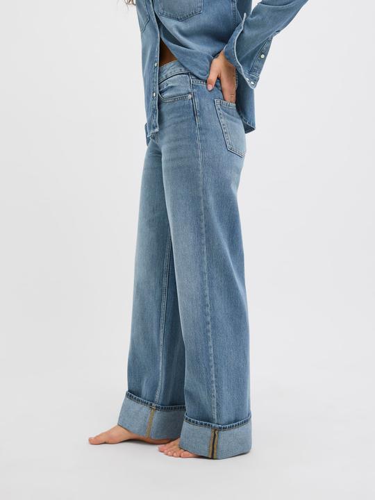 Actual product image JJXX Jxtokyo Wide Fold Hw Jeans R254 Dnm Sn (W31/L30)