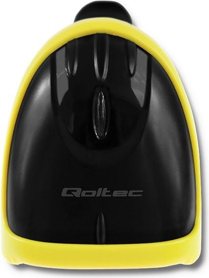 Actual product image Qoltec 50867 Barcode scanner 1D 2D USB Black (1D barcodes, 2D barcodes)