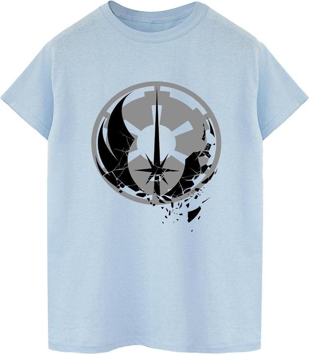 Star Wars ObiWan Kenobi Fractured Logos TShirt (L)