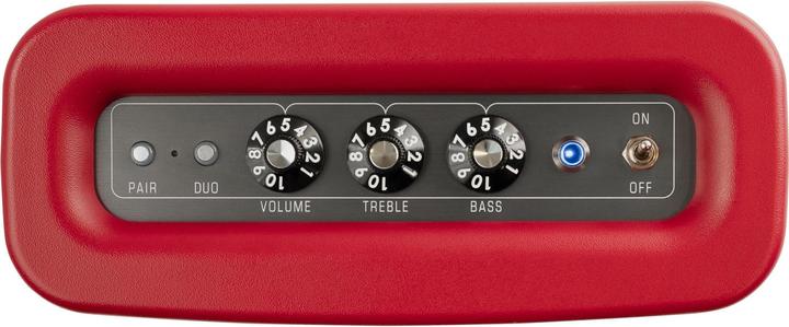 Actual product image Fender Bluetooth Speaker Newport 2 Metal, Red (12 h, Rechargeable battery operated, Electrical connection)
