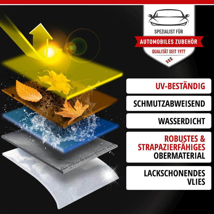 Produktbild Walser Autoplane All Weather Plus, PKW-Abdeckplane SUV Gröe XL grau