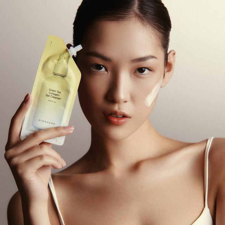 Image du produit Hidehere Gel nettoyant au collagène Green Tea 25ml (Gel, 25 ml)