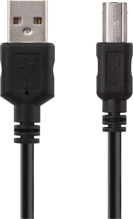 Produktbild Emos USB Kabel 2.0 A Stecker – B Stecker 2m (2 m, USB 2.0)