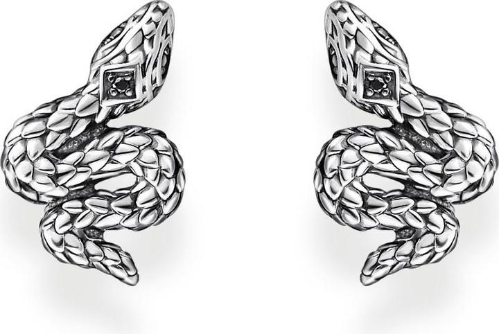 Produktbild Thomas Sabo Ohrstecker geschwärzt Schlange (925er Silber)