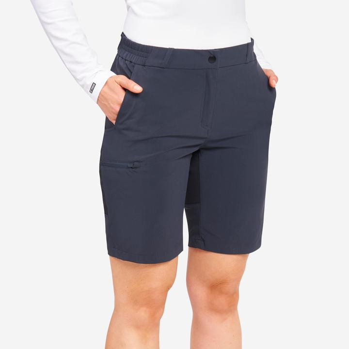 Image du produit Tribord Short de voile déperlant Femme - Sailing 500 gris foncé (31)
