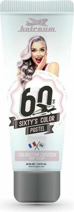 Immagine prodotto Hairgum Colore per capelli SIXTY'S COLOR #milky pink 60 ml (#Milky Pink)