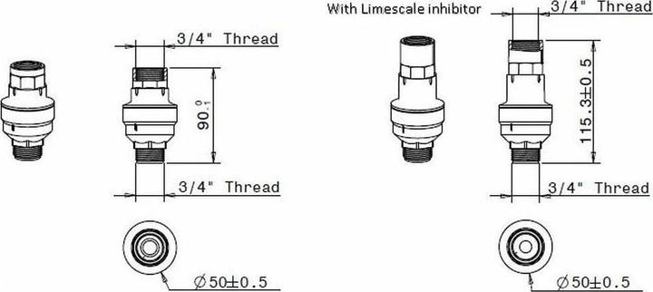 Produktbild Csdk SL Wasserblock 3/4 für Wasch- und Geschirrspülmaschinen.