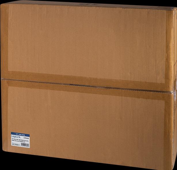 Produktbild LogiLink KVM-Konsole mit 19" Bildschirm, HDMI, Full HD, USB-A, PS/2, QWERTZ
