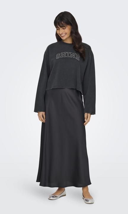 Actual product image Only Regular fit round neck sweatshirt Sweatshirt (XS)