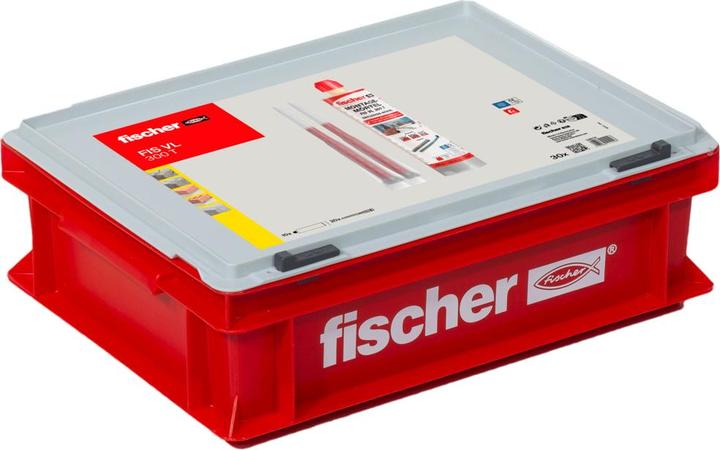Actual product image Fischer Assembly mortar FIS VL 300 T vinyl ester 2K mortar ( 558724 ) + 10x cartridges + 20x static...
