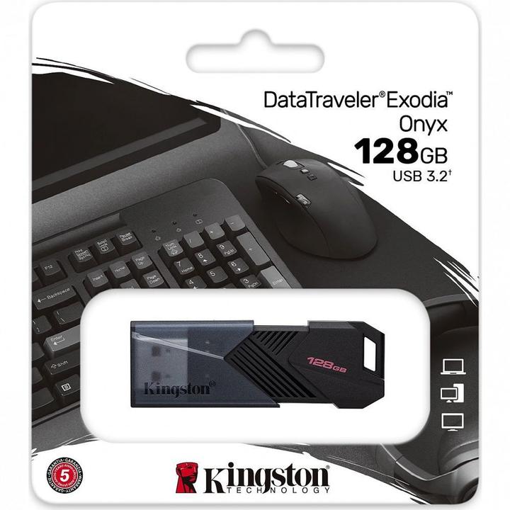 Produktbild Kingston DataTraveler Exodia Onyx (128 GB, USB-A)